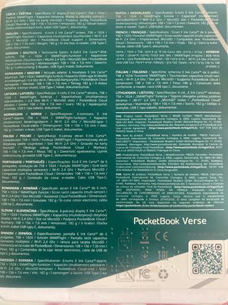 PocketBook Verse E-Reader Nuovo