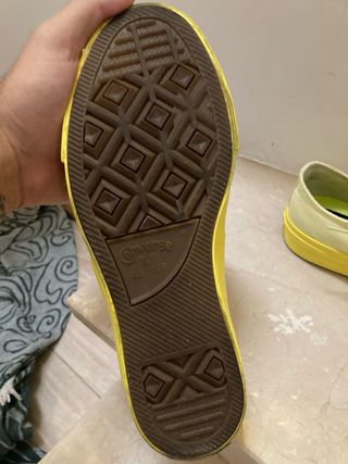 Converse Verdes y Amarillas Talla 38