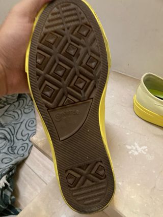 Converse Verdes y Amarillas Talla 38