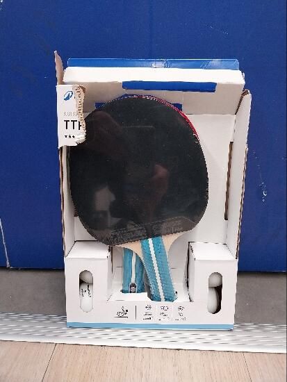 SET DE 2 PALAS TTR 100 POLIVALENTE 3* ITTF ESCUELA + PELOTAS