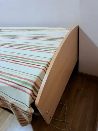 Cama articulada con carro elevador