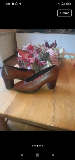 Zapatos Pepe Menargues Piel Camel Talla 38