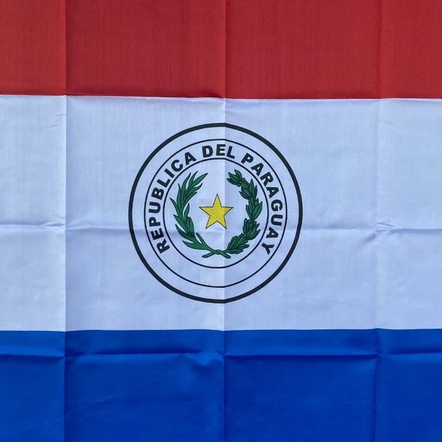 Bandera Paraguay, tradicional oficial, paraguaya