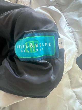 Piumino donna Belfe taglia 42 grigio