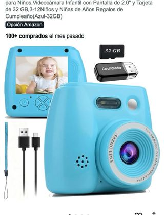 NUEVA Cámara Infantil Azul 32GB