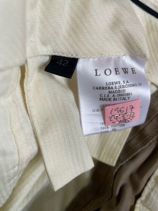 Pantalón Loewe Beige. Talla 42