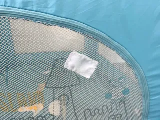 Parque cuna infantil azul