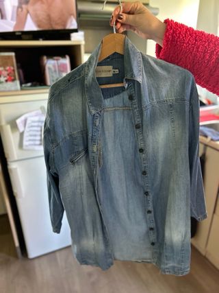 Chaqueta vaquera Bershka azul Talla M