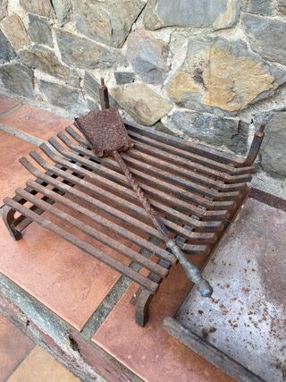 Parrilla de Forja para Chimenea