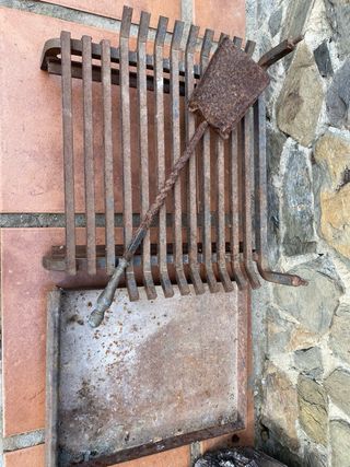 Parrilla de Forja para Chimenea