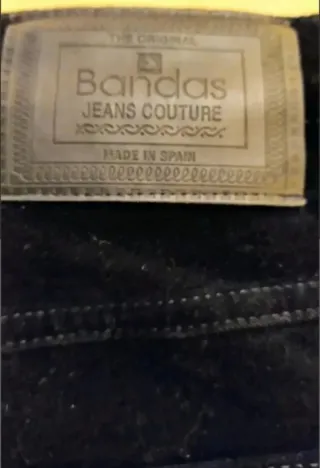 Pantalones terciopelo BANDAS ROJAS mujer T.46