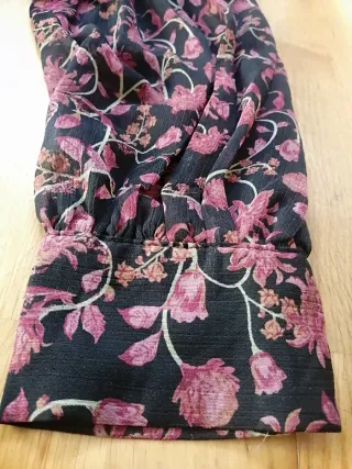 Vestido largo estampado floral