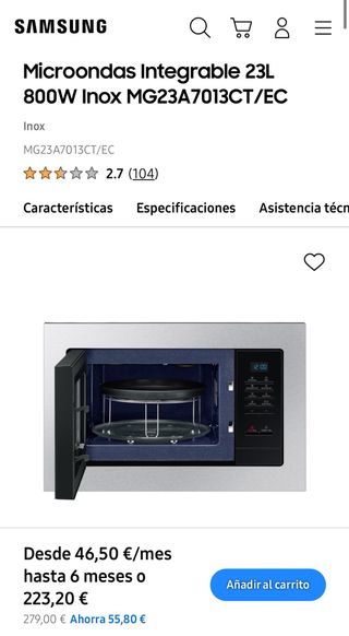 Microonde Integrazione Samsung