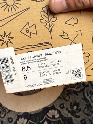 Nike Pegasus Trail 5 GTX Grigio Arancio