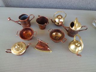 Miniature metallo set decorazioni - 9 pezzi