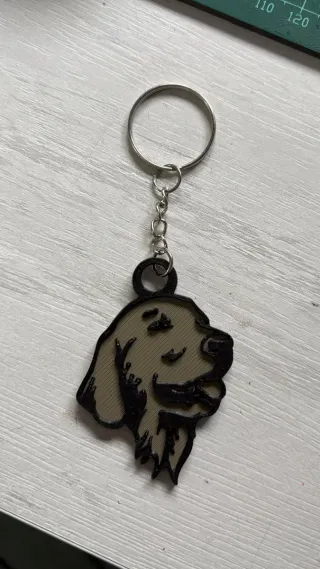 Llavero Perro Golden Retriever