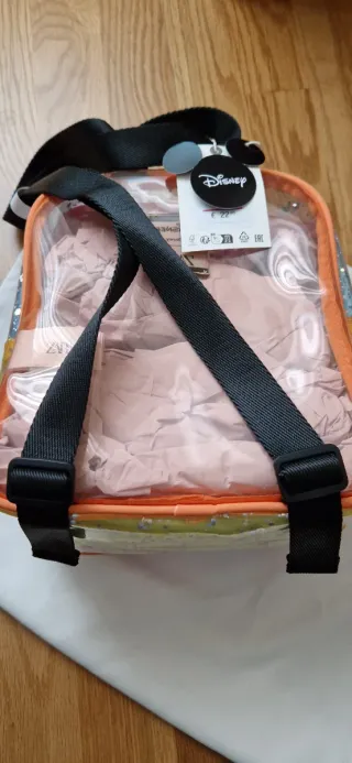 Mochila Niña Zara Mickey Mouse Transparente