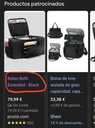 Bolsa Comidas Gym Prozis BeFit Bag 2.0