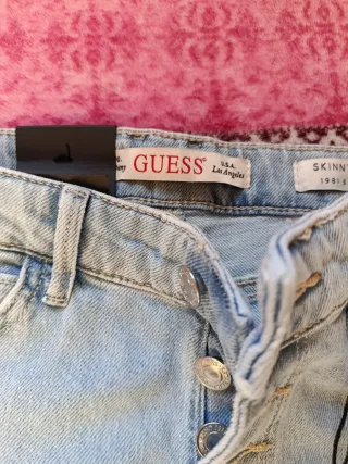 Jeans Guess Reborn Denim Azzurri Skinny taglia 28