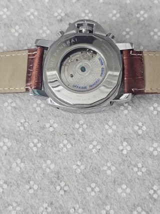 Orologio Panerai Marrone e Argento