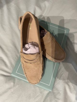 Mocassini Coconut Camoscio Beige Taglia 36 Bambini