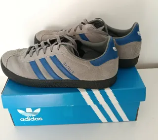 Adidas Gazelle Sapatilhas Cinza e Azul