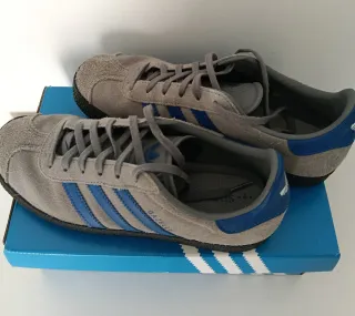 Adidas Gazelle Sapatilhas Cinza e Azul