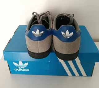 Adidas Gazelle Sapatilhas Cinza e Azul