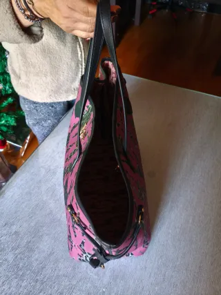 Bolso Shopper Lola Casademunt Multicolor y Rosa