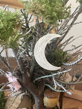 Splendido paesaggio casette fatto a mano