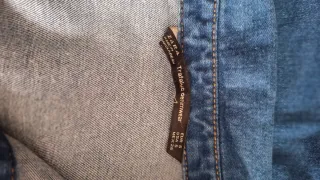 Vestido vaquero manga larga con elastan