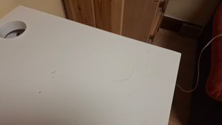 Mesa de escritorio blanca IKEA