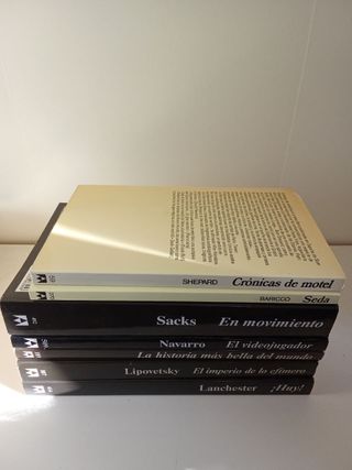 Lote de libros de la editorial Anagrama