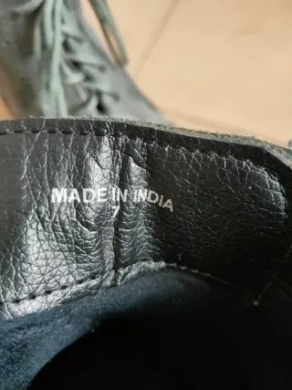 Botines brogue piel y ante