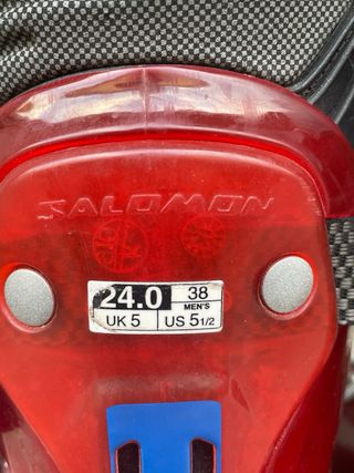 Scarponi sci Salomon 38/24/5 UK Rosso