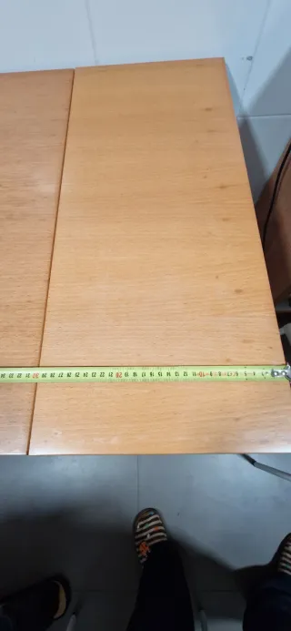 Mesa de madera extensible