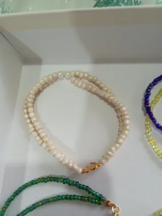 Conjunto de 7 pulseras de cuentas