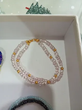 Conjunto de 7 pulseras de cuentas