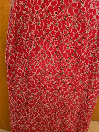 Vestido Massimo Dutti Rojo Talla L