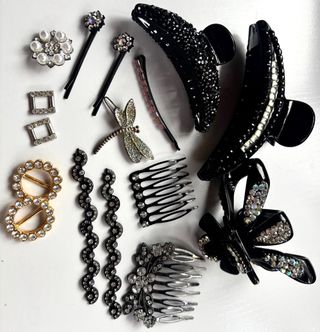 Lote accessori per capelli con decorazioni