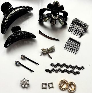 Lote accessori per capelli con decorazioni