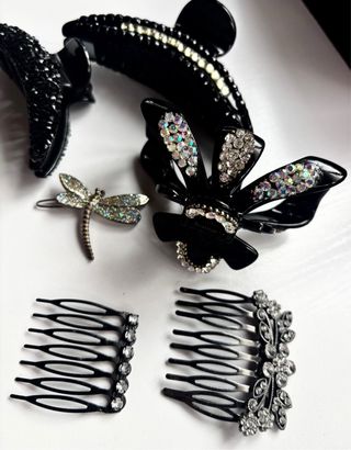 Lote accessori per capelli con decorazioni