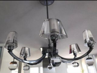 Lámpara moderna cristal de roca