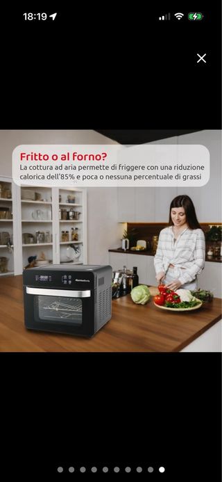 Horno Freidora Aire Melchioni Vittoria 24L