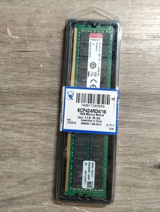 Kingston Memoria RAM 16GB DDR4 2400MHz 16GB