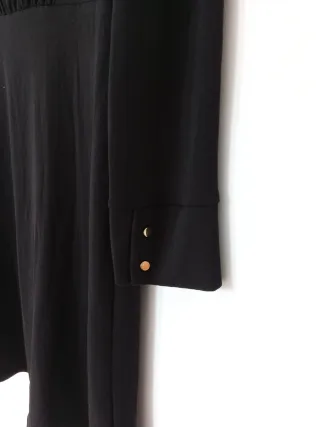 Vestido negro manga larga