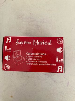 Caja de música bailarina rosa