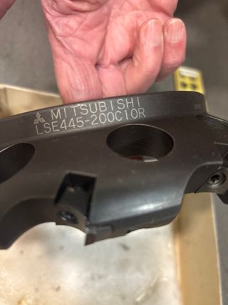 Fresa Mitsubishi Ø200mm Insertable