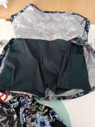 Falda pantalón estampada