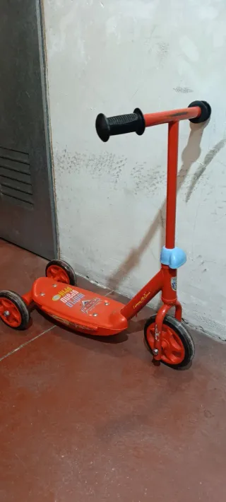 Patinete infantil 3 ruedas rojo